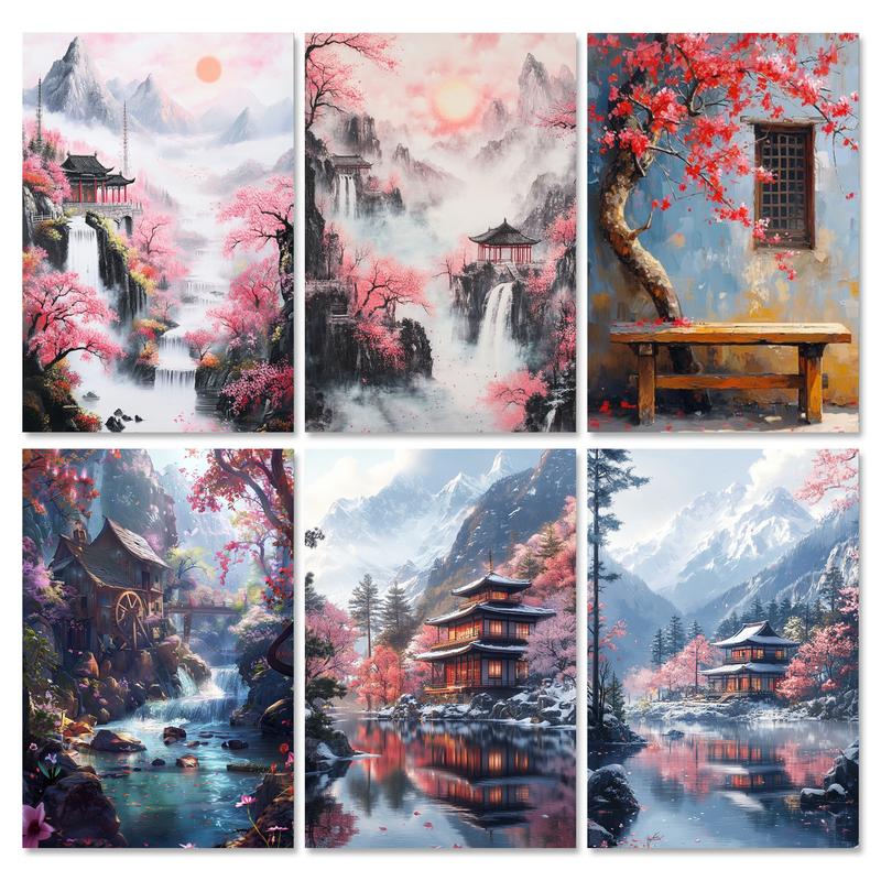 Abstract Canvas Set - RUOPOTY çerçeve Diy boyama yetişkinler için