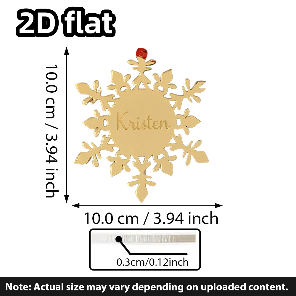 Özel Tasarım Akrilik Kar Tanes - Decorative Mirror incelemesi ve fiyatı