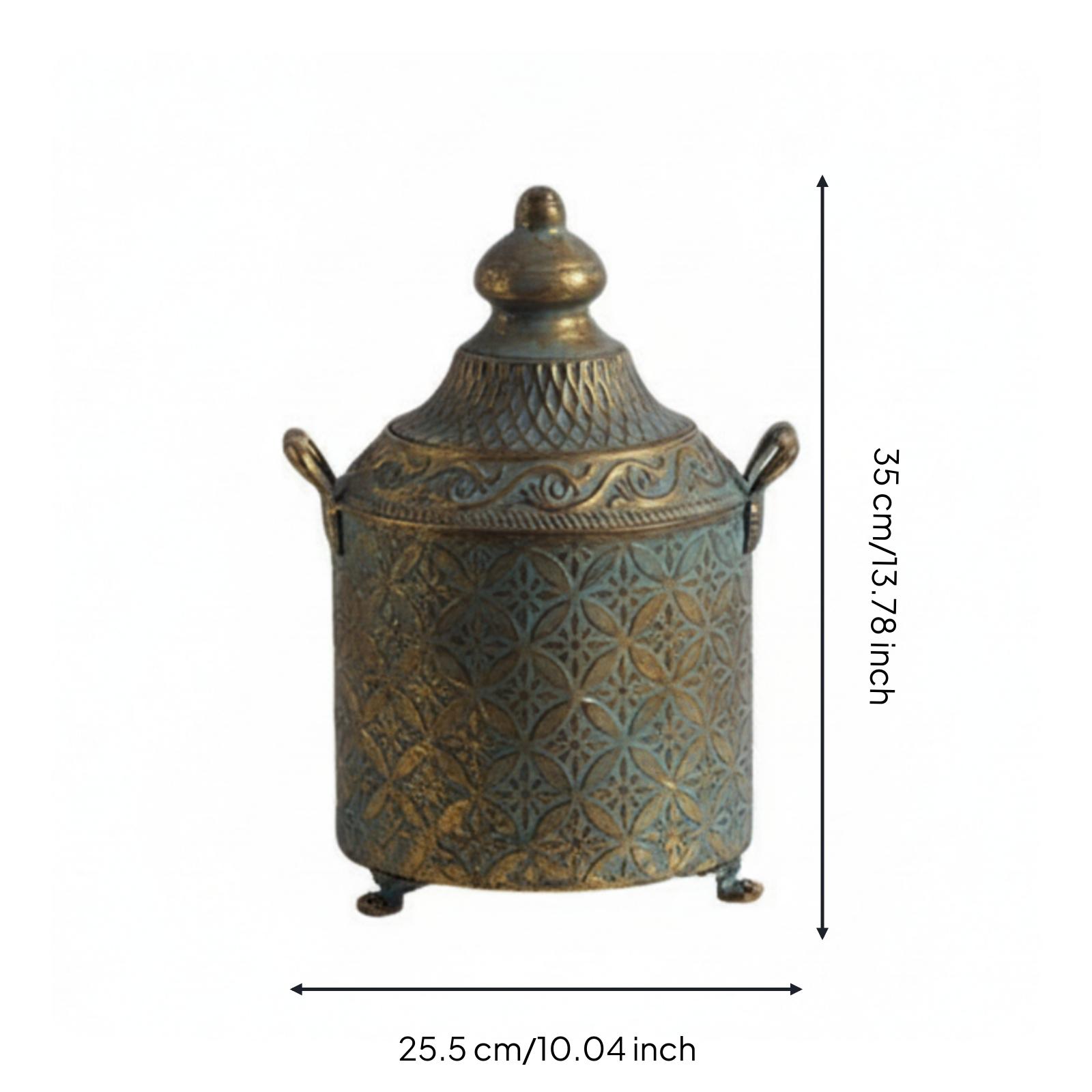 Patina Kaplamalı Metal Dekorat - Vase Decor incelemesi ve fiyatı