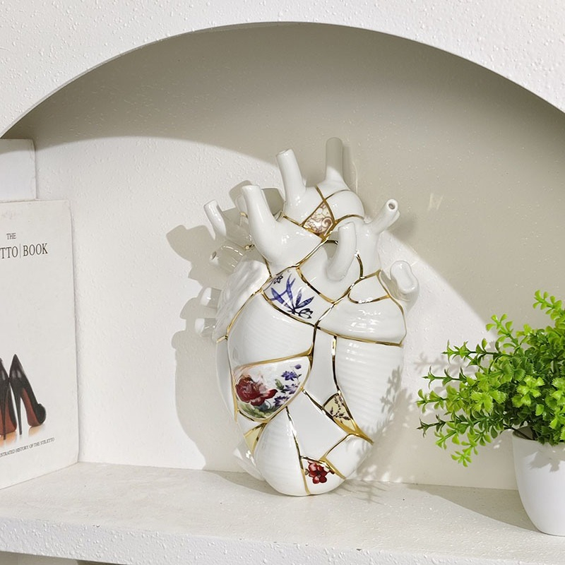Kalp vazo Oturma odası şarap d - Vase Decor incelemesi ve fiyatı