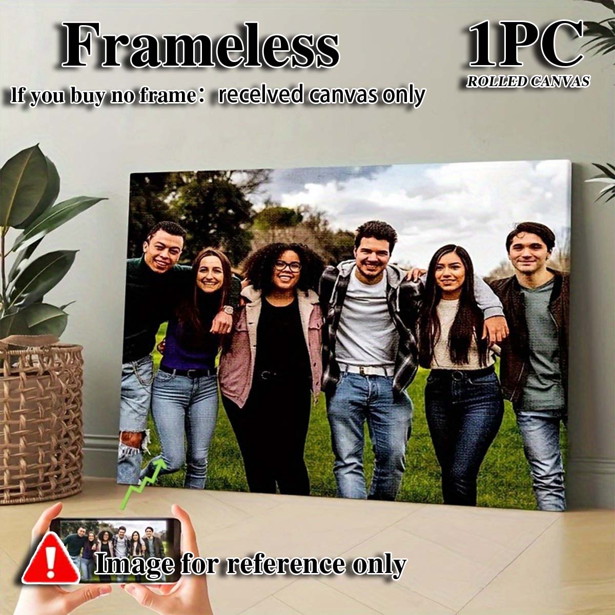 Özel 2D Fotoğraf Kanvas Duvar  - Picture Frame incelemesi ve fiyatı