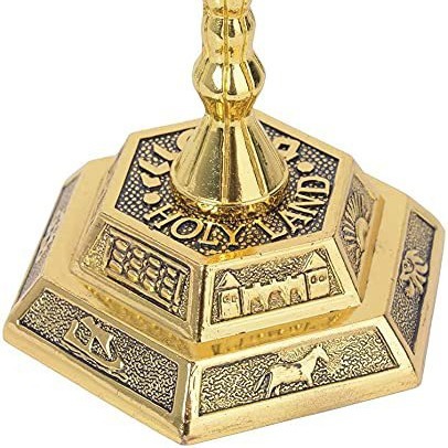 7 Kollu Menora Yahudi Ev Dekor - Candle Holder Decor incelemesi ve fiyatı