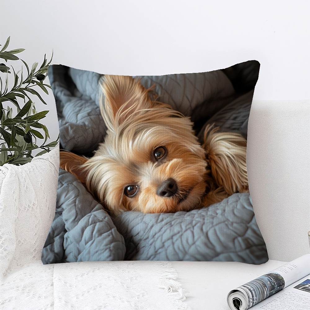 1 adet Yorkshire Terrier Baskı - Throw Pillow incelemesi ve fiyatı