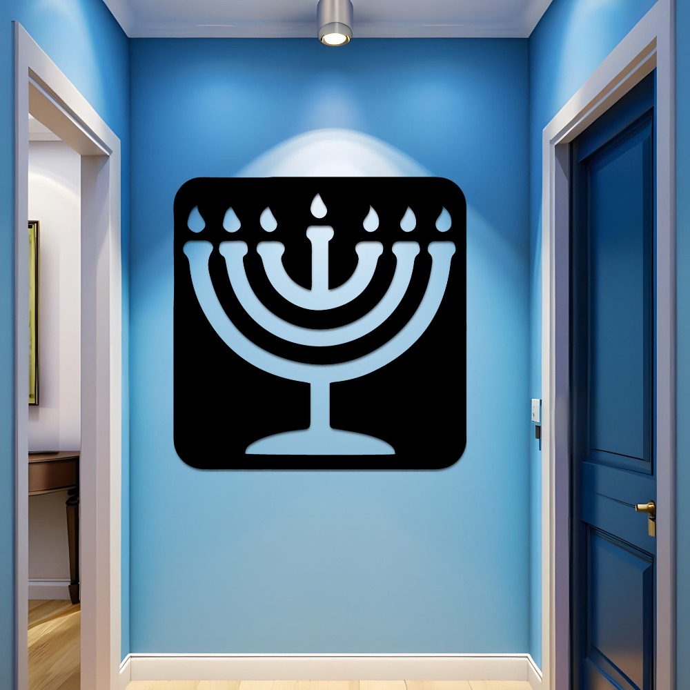 CIFBUY Vintage Menorah Metal D - Wall Art incelemesi ve fiyatı